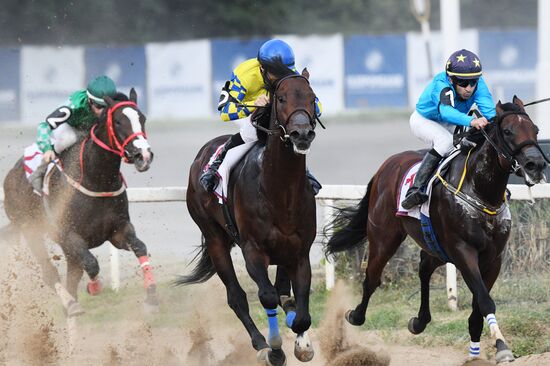 Russia Horse Racing Derby Festival