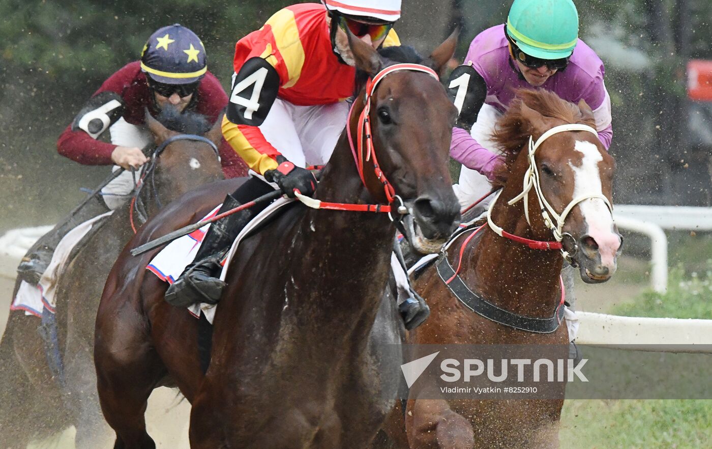 Russia Horse Racing Derby Festival