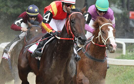 Russia Horse Racing Derby Festival
