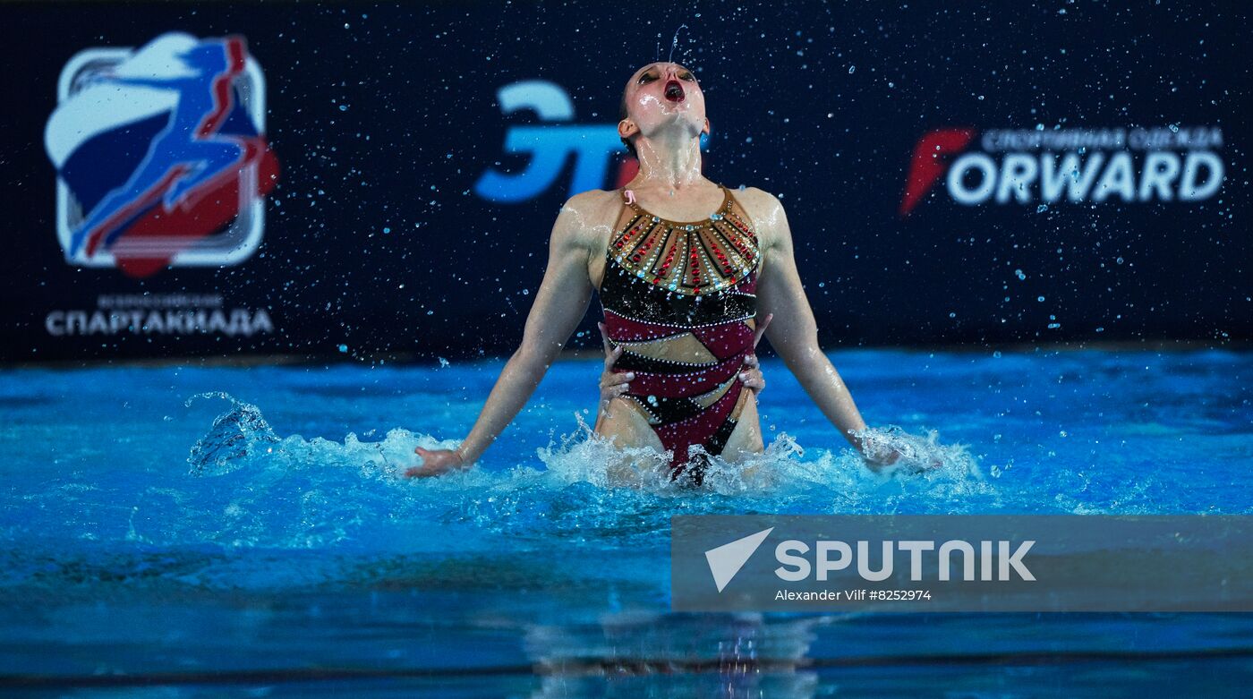 Russia Spartakiad Artistic Swimming