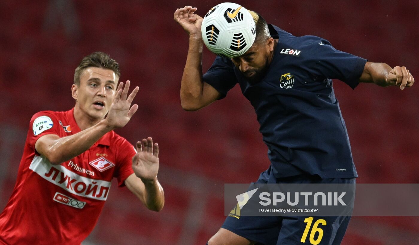 Russia Soccer Premier-League Spartak - Sochi