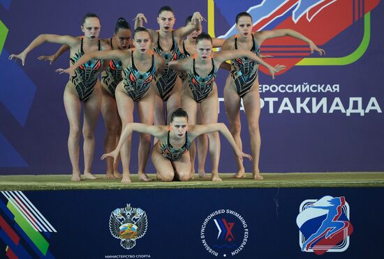 Russia Spartakiad Artistic Swimming