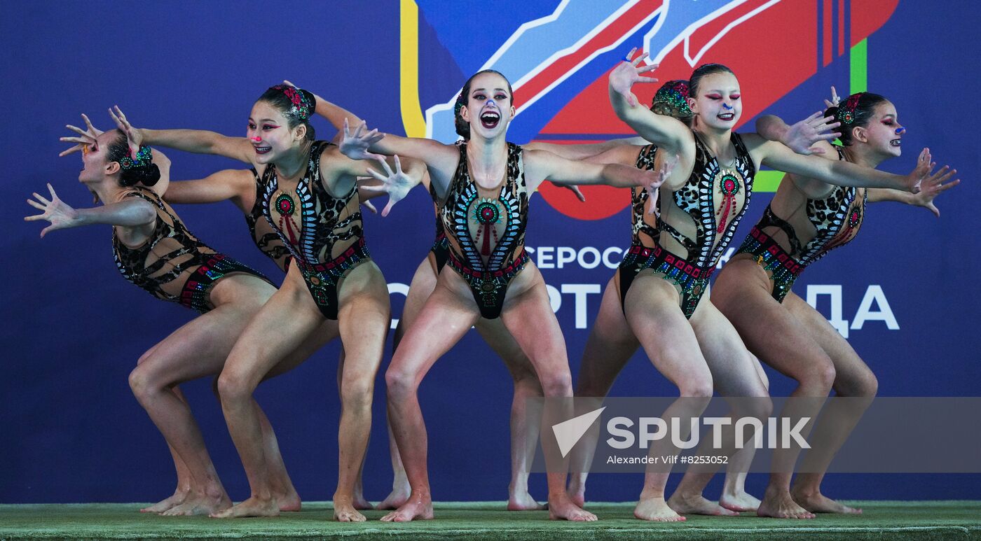 Russia Spartakiad Artistic Swimming