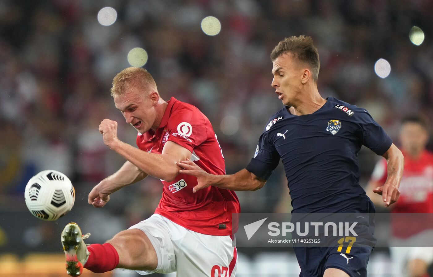 Russia Soccer Premier-League Spartak - Sochi