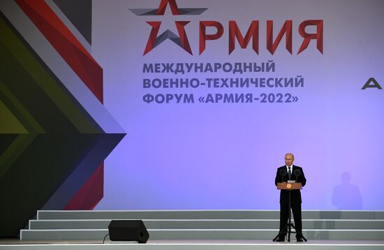 Russia Putin Army Forum Opening