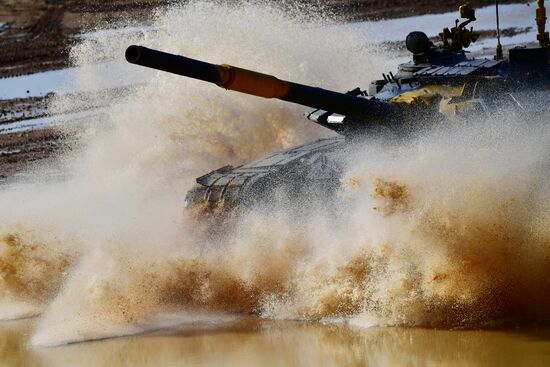 Russia Army Games Tank Biathlon