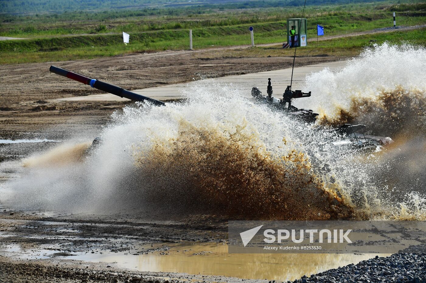 Russia Army Games Tank Biathlon