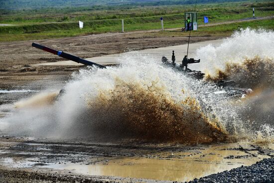 Russia Army Games Tank Biathlon