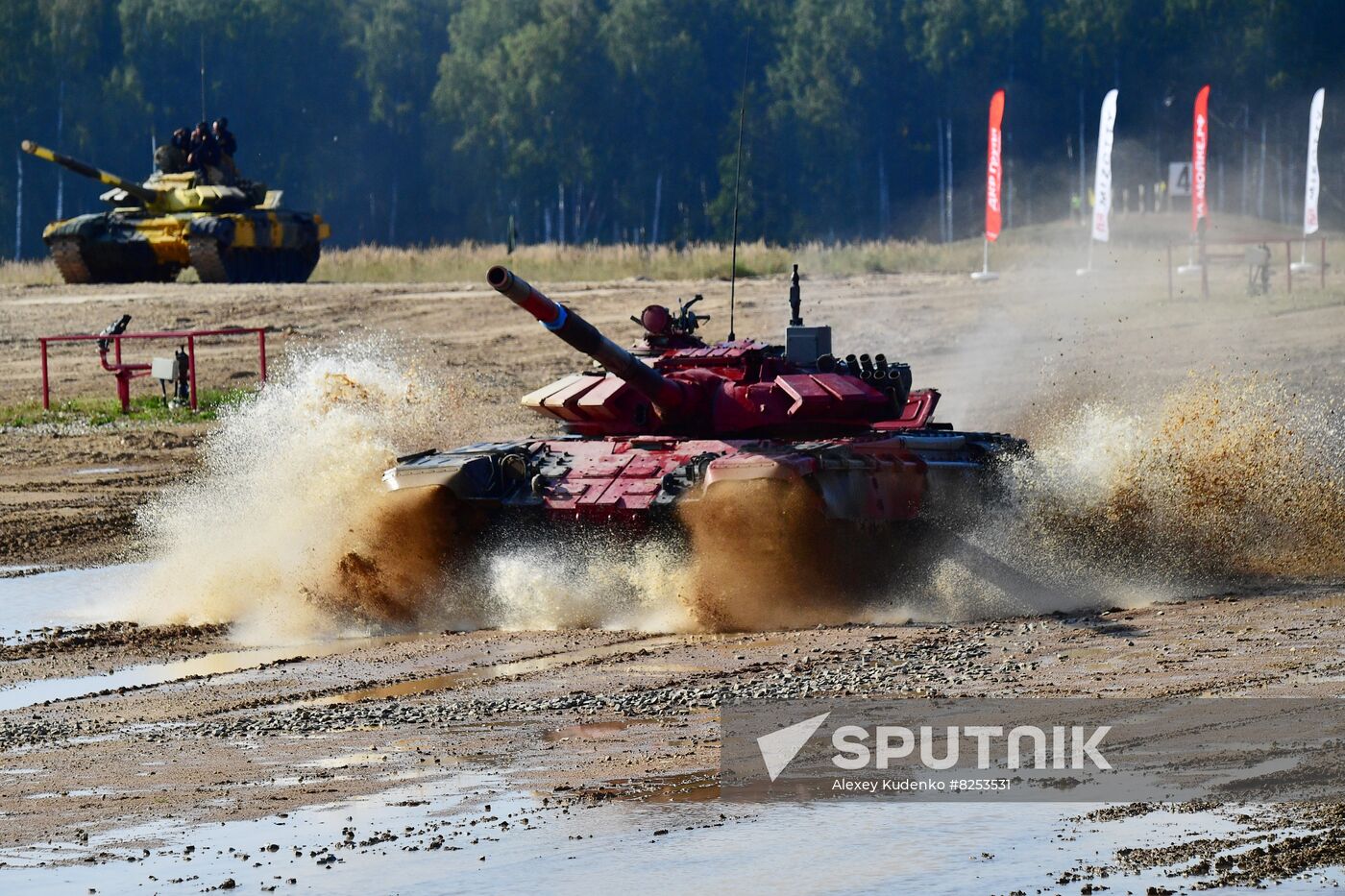 Russia Army Games Tank Biathlon