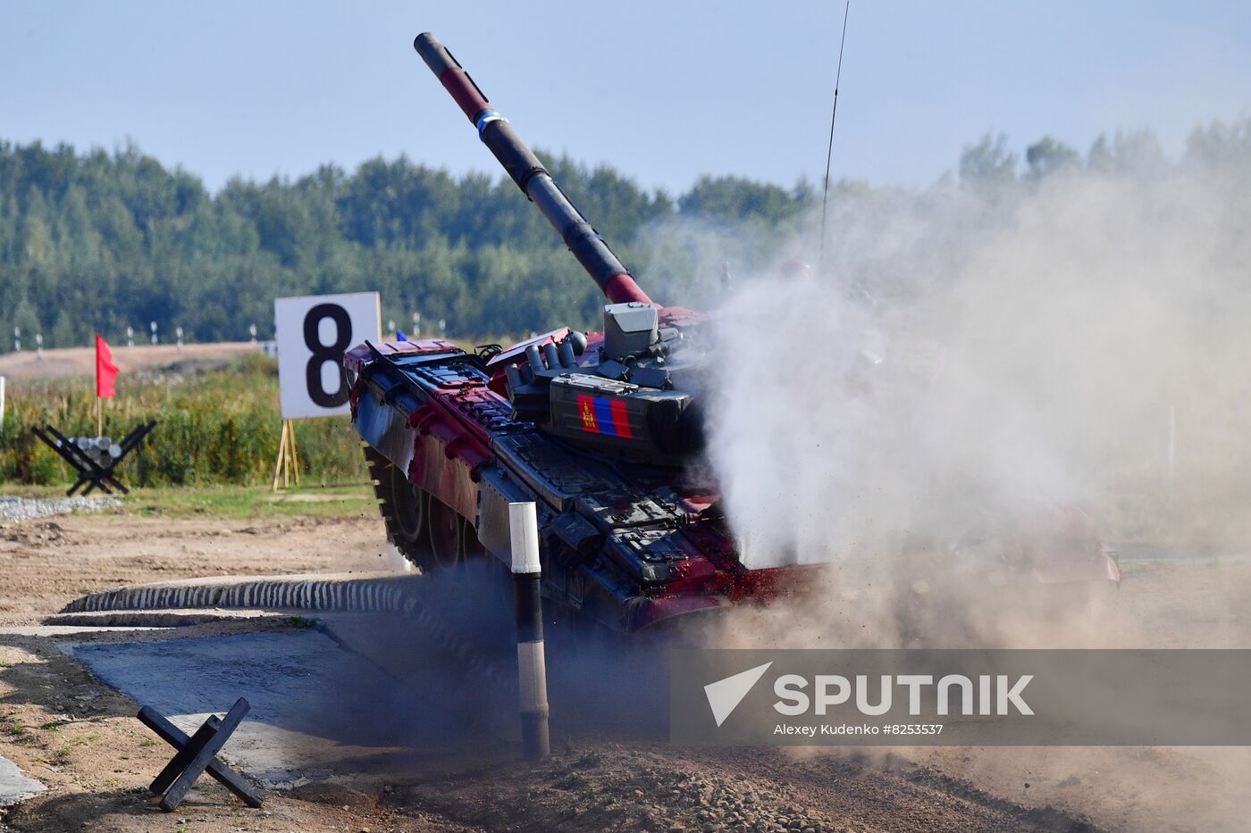 Russia Army Games Tank Biathlon
