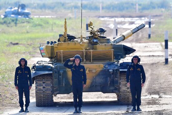 Russia Army Games Tank Biathlon