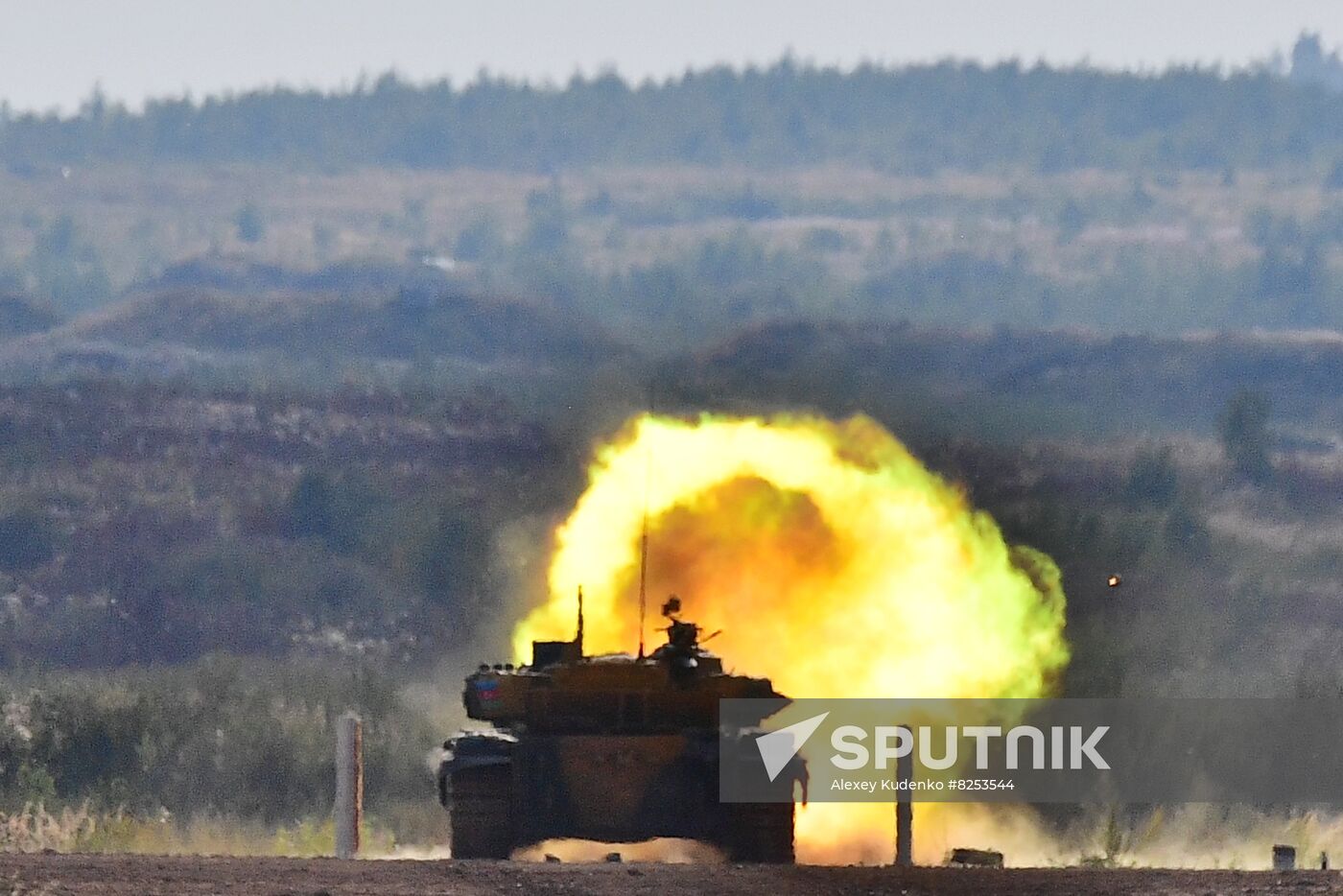 Russia Army Games Tank Biathlon