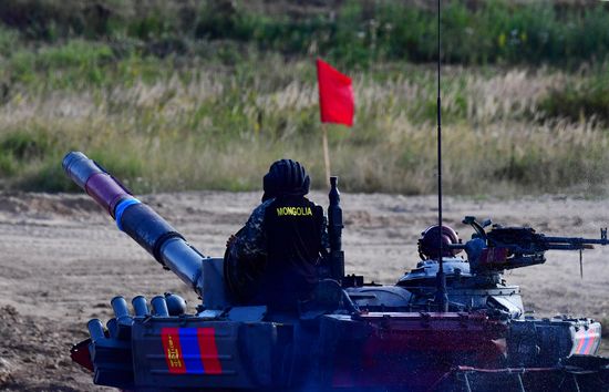 Russia Army Games Tank Biathlon