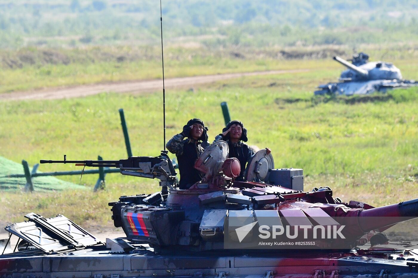 Russia Army Games Tank Biathlon