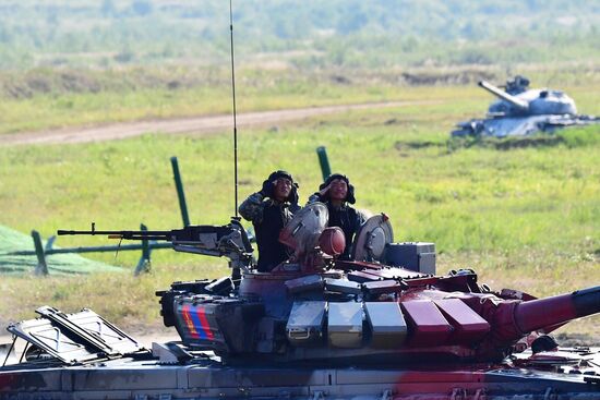 Russia Army Games Tank Biathlon