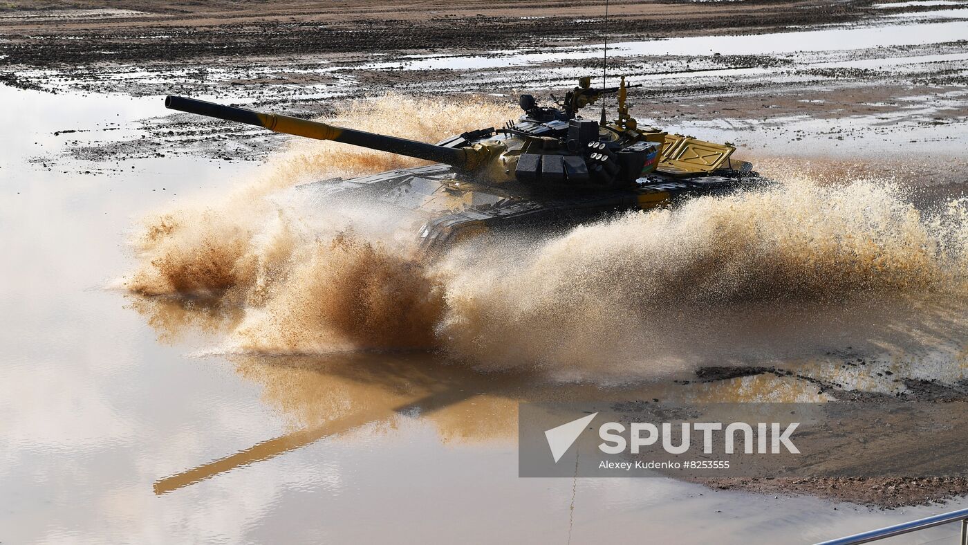 Russia Army Games Tank Biathlon