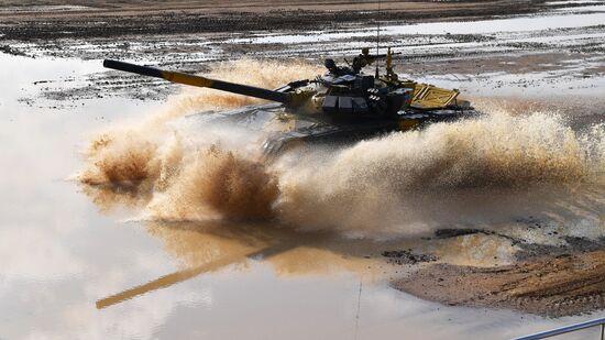 Russia Army Games Tank Biathlon