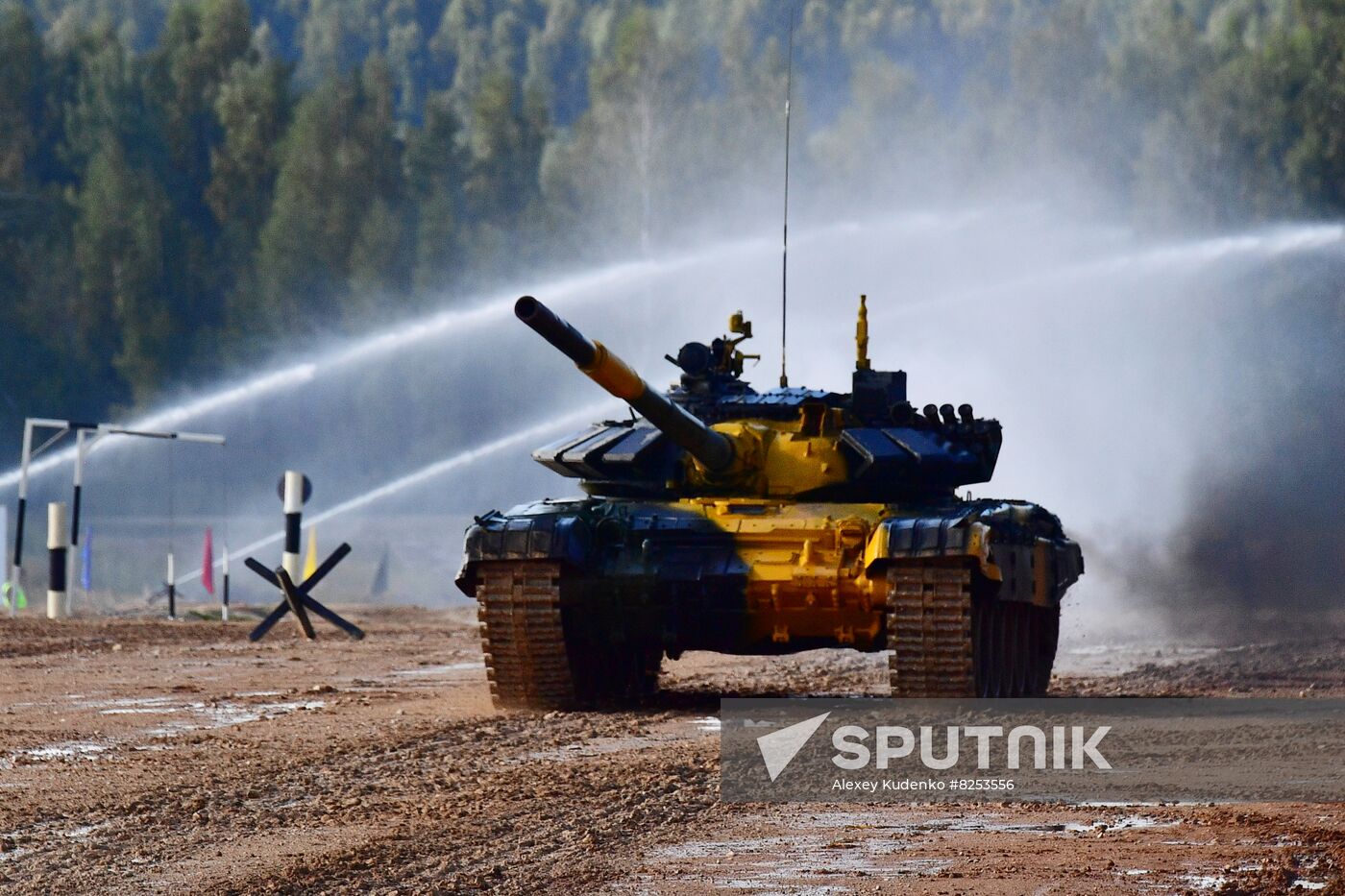 Russia Army Games Tank Biathlon