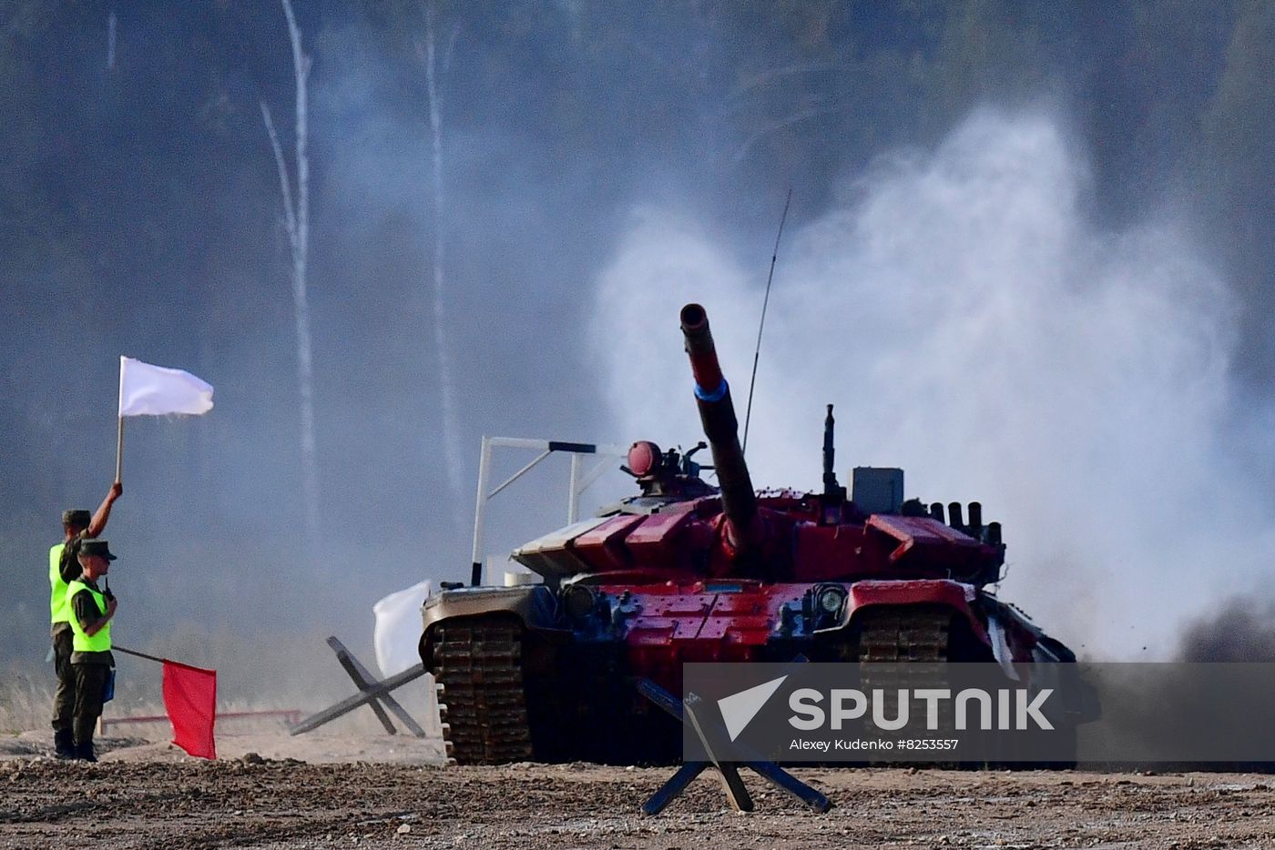 Russia Army Games Tank Biathlon