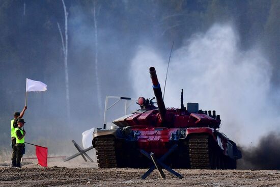 Russia Army Games Tank Biathlon