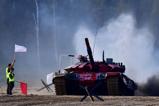 Russia Army Games Tank Biathlon