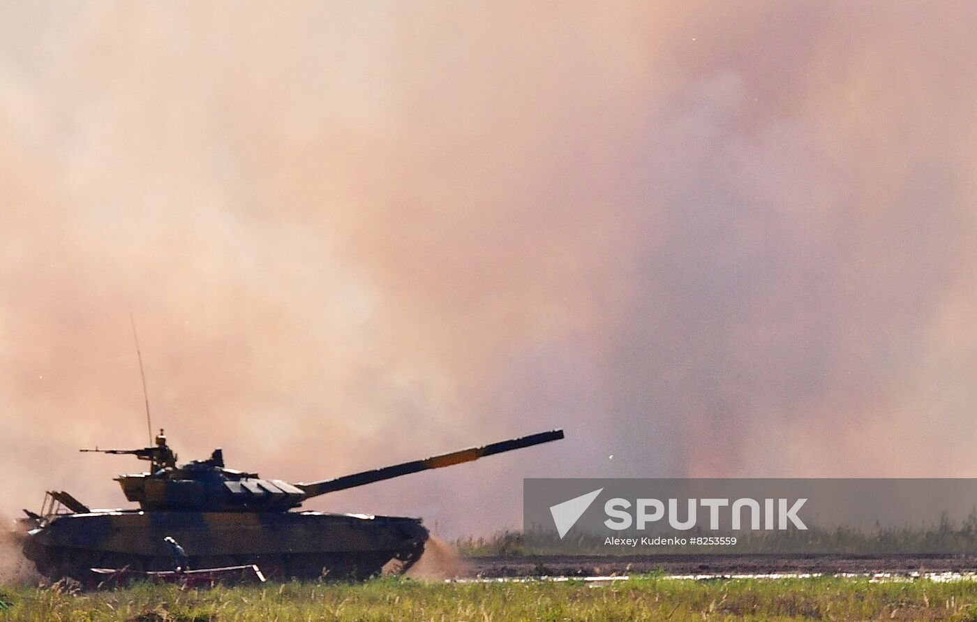Russia Army Games Tank Biathlon
