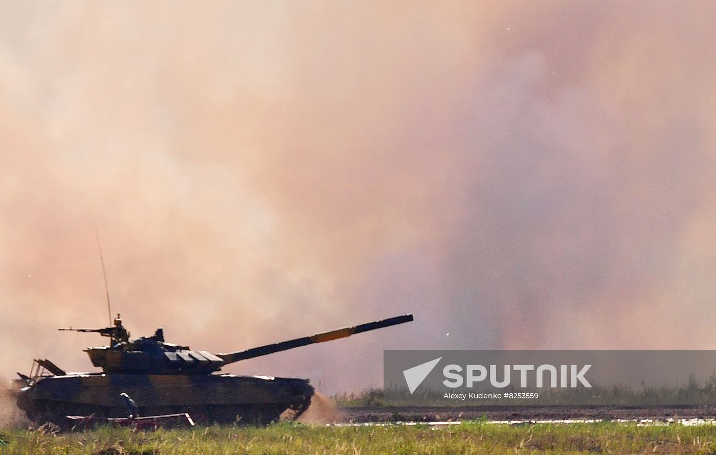 Russia Army Games Tank Biathlon