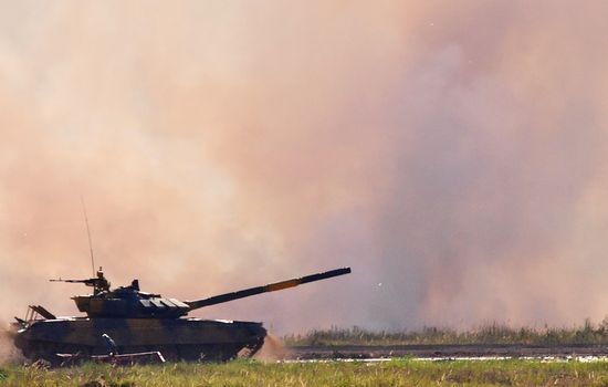 Russia Army Games Tank Biathlon