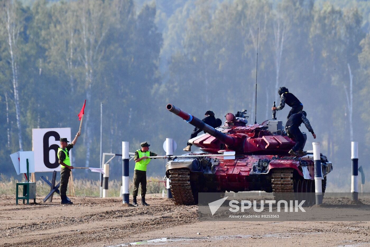 Russia Army Games Tank Biathlon