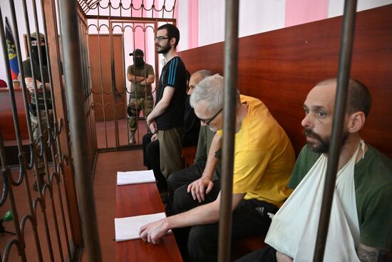 DPR Russia Ukraine Military Operation Mercenarism Trial