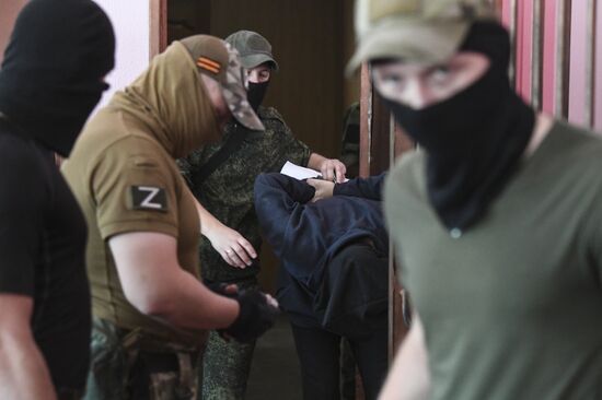DPR Russia Ukraine Military Operation Mercenarism Trial