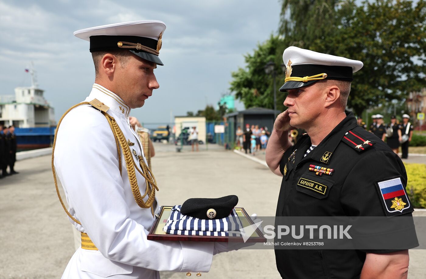 Russia Navy New Anti-Sabotage Boat Transfer
