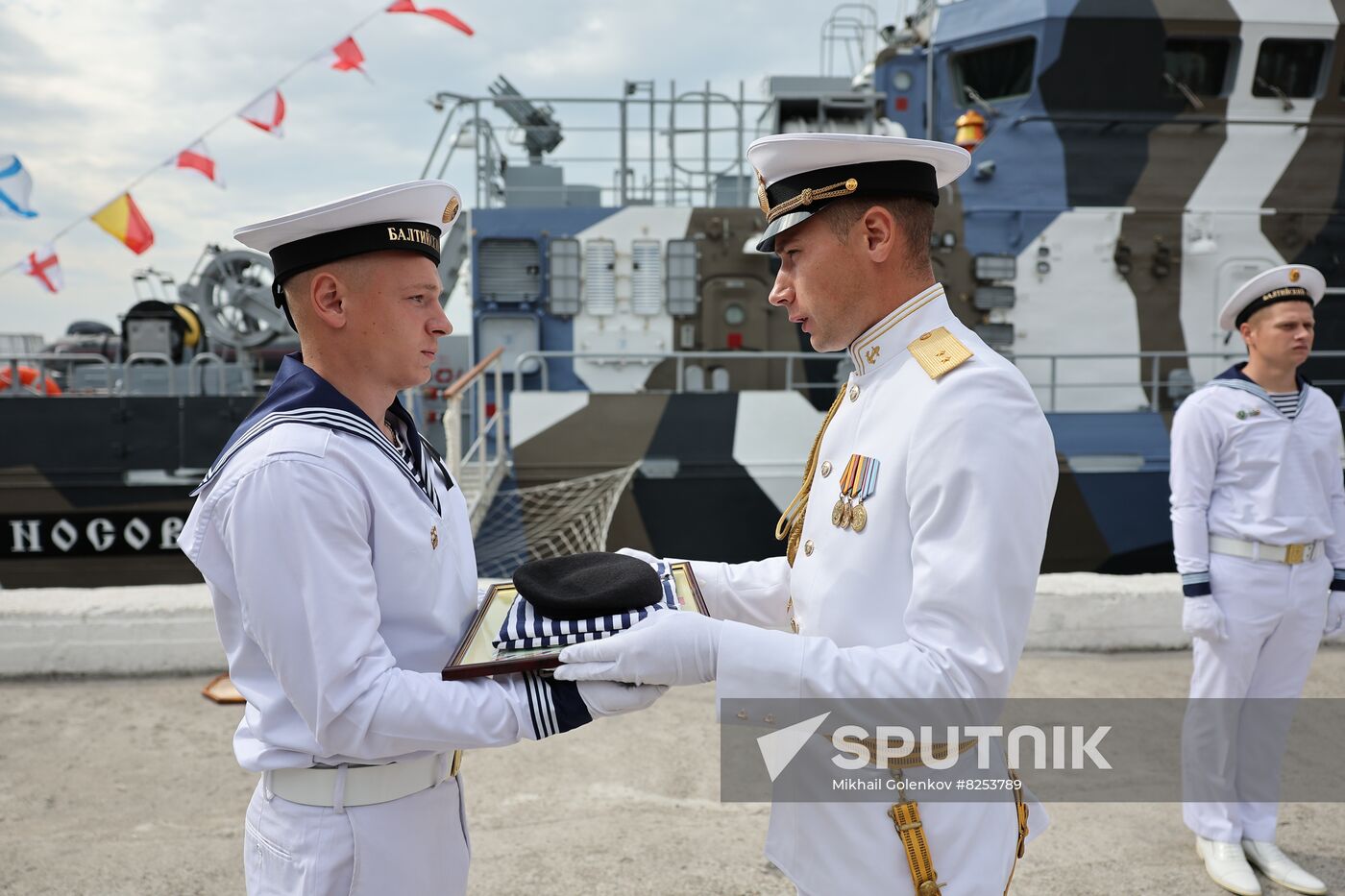 Russia Navy New Anti-Sabotage Boat Transfer