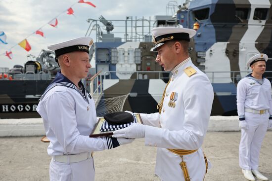 Russia Navy New Anti-Sabotage Boat Transfer