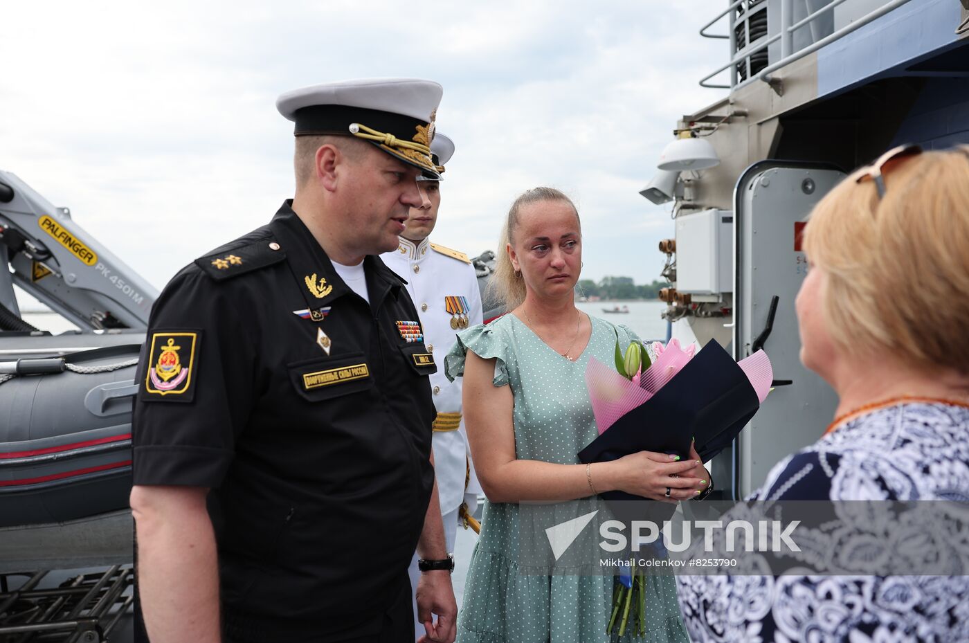 Russia Navy New Anti-Sabotage Boat Transfer