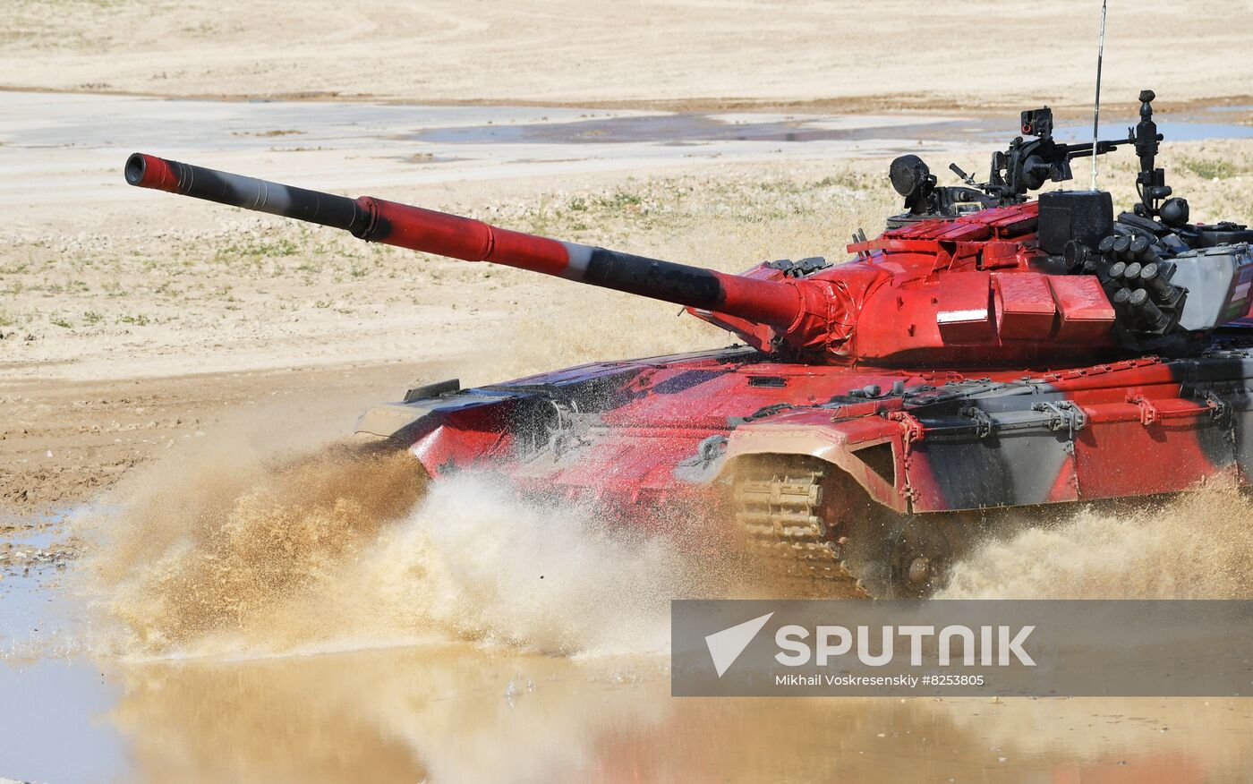 Russia Army Games Tank Biathlon