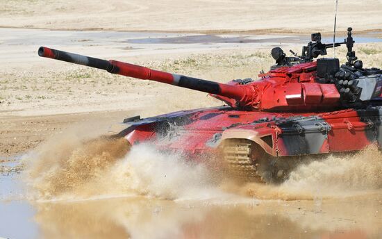 Russia Army Games Tank Biathlon