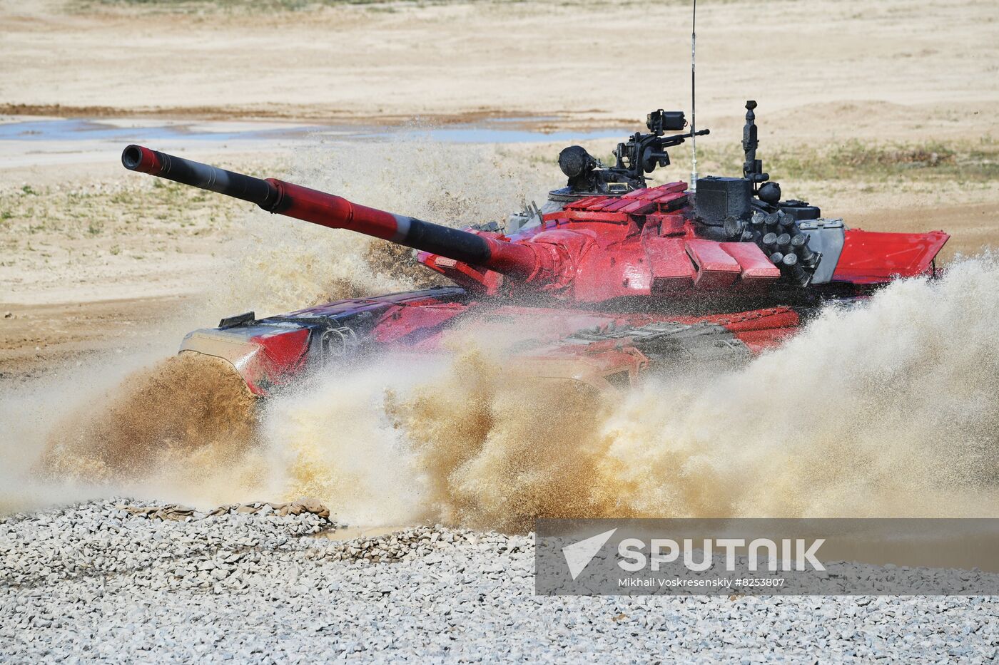 Russia Army Games Tank Biathlon