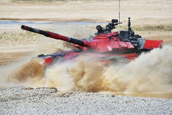 Russia Army Games Tank Biathlon