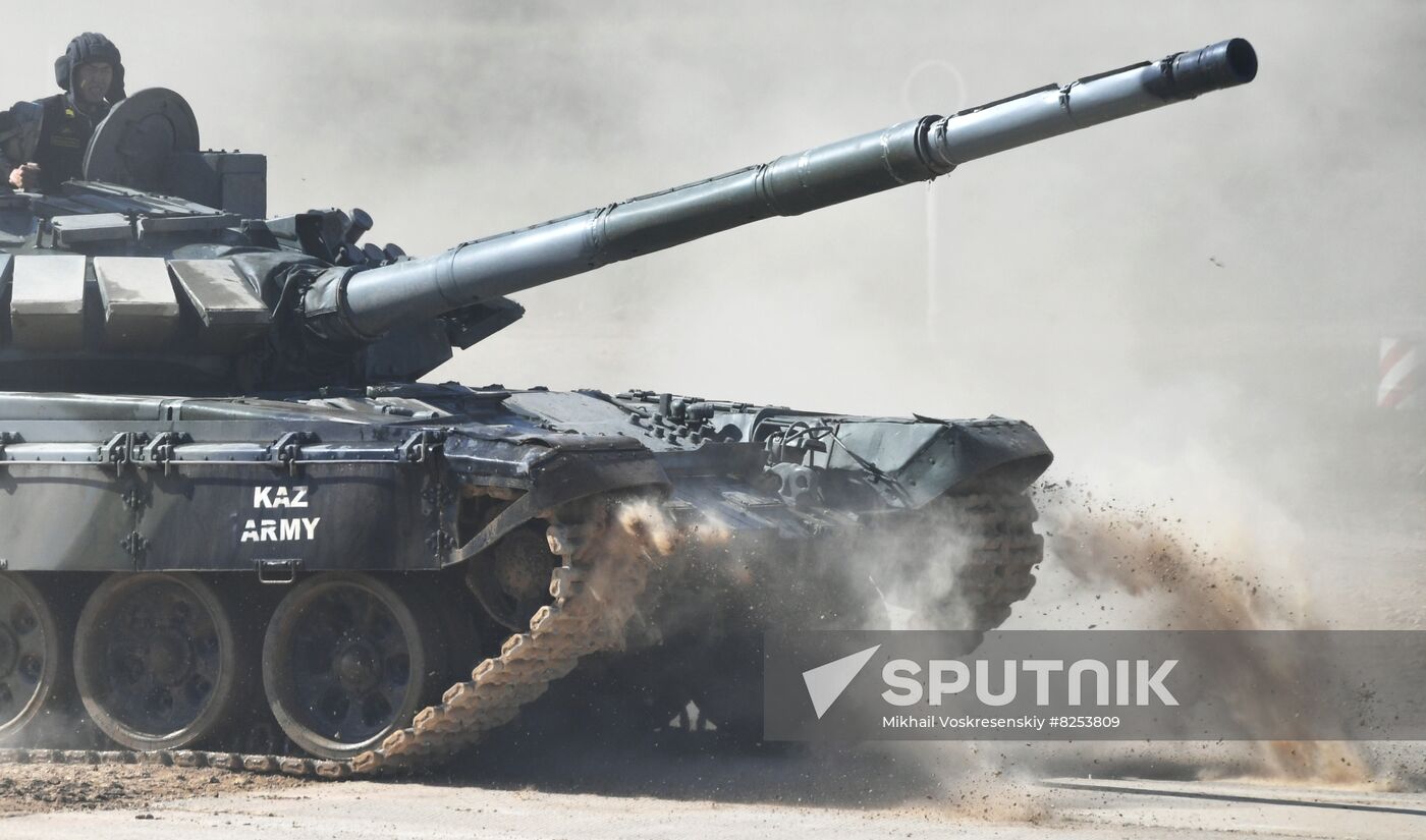 Russia Army Games Tank Biathlon