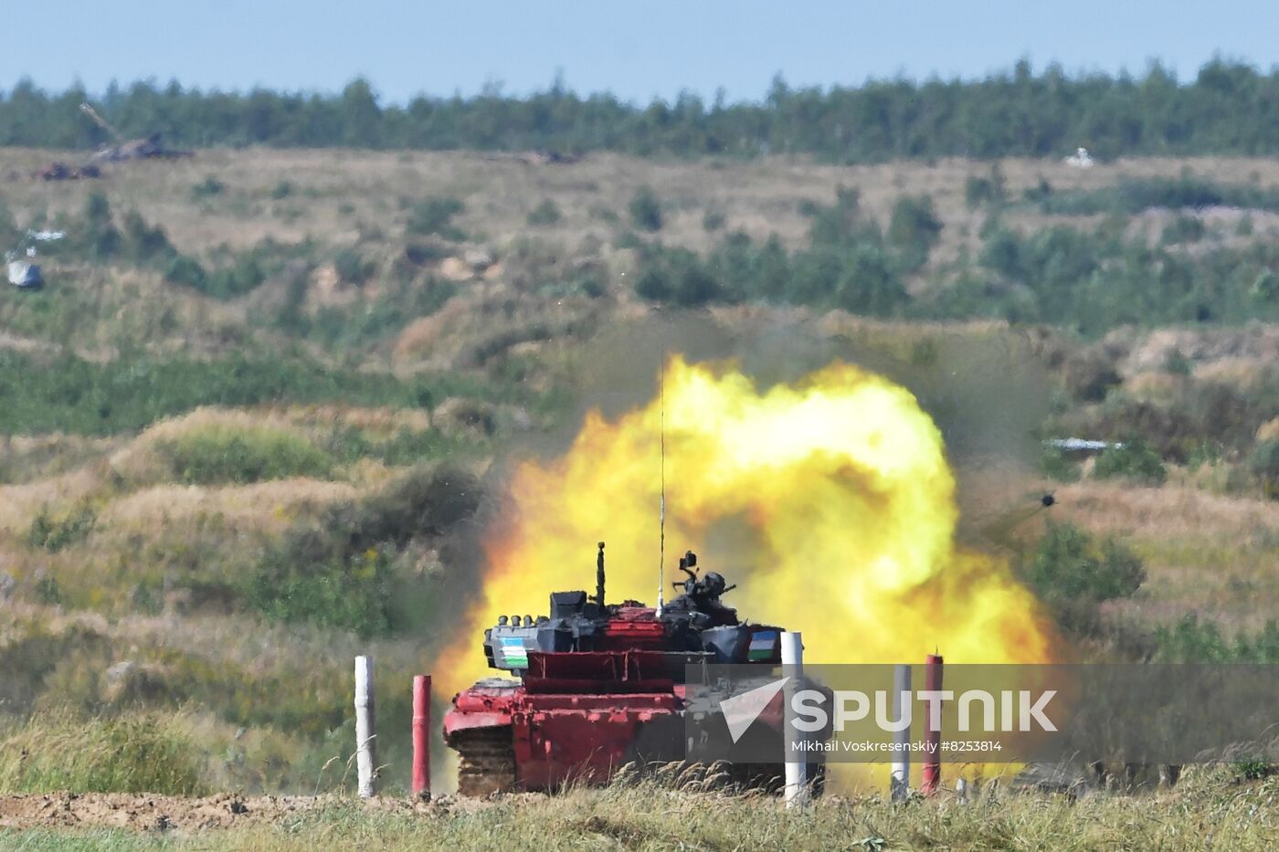 Russia Army Games Tank Biathlon