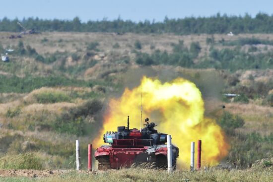 Russia Army Games Tank Biathlon