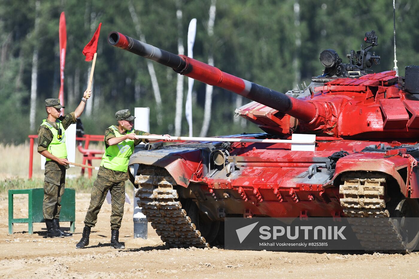 Russia Army Games Tank Biathlon