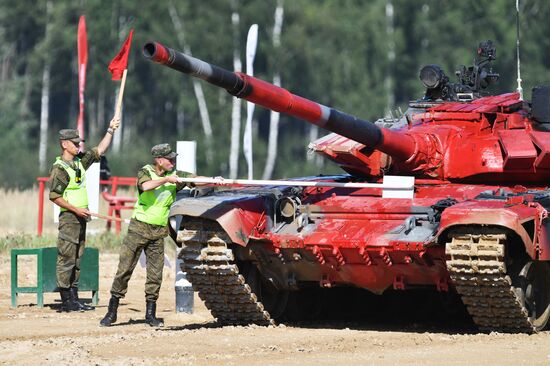 Russia Army Games Tank Biathlon