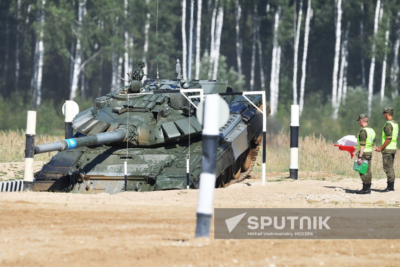 Russia Army Games Tank Biathlon