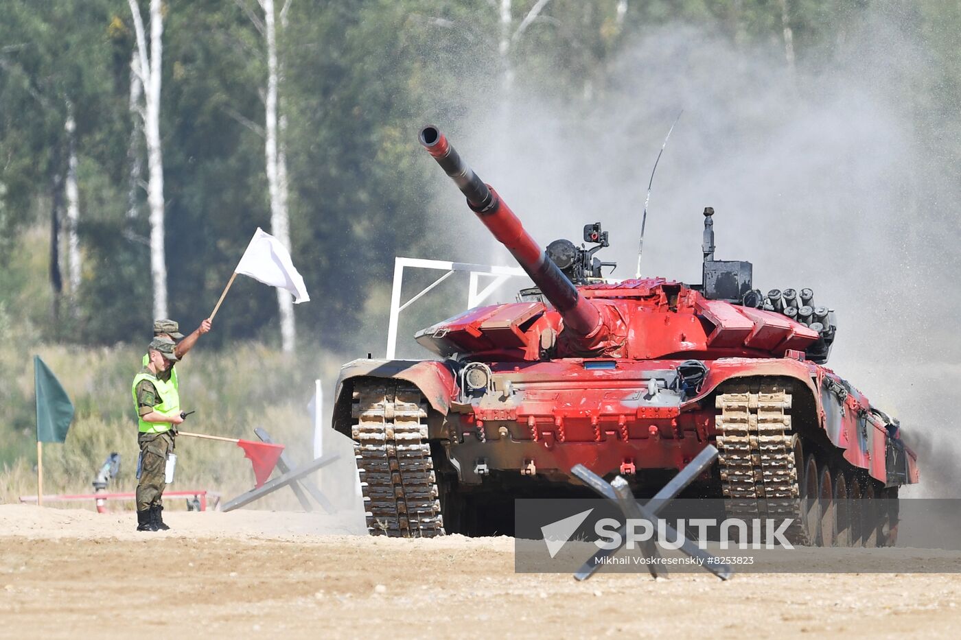 Russia Army Games Tank Biathlon