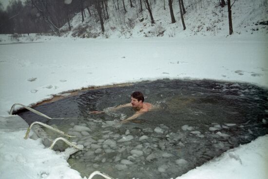 Winter swimming