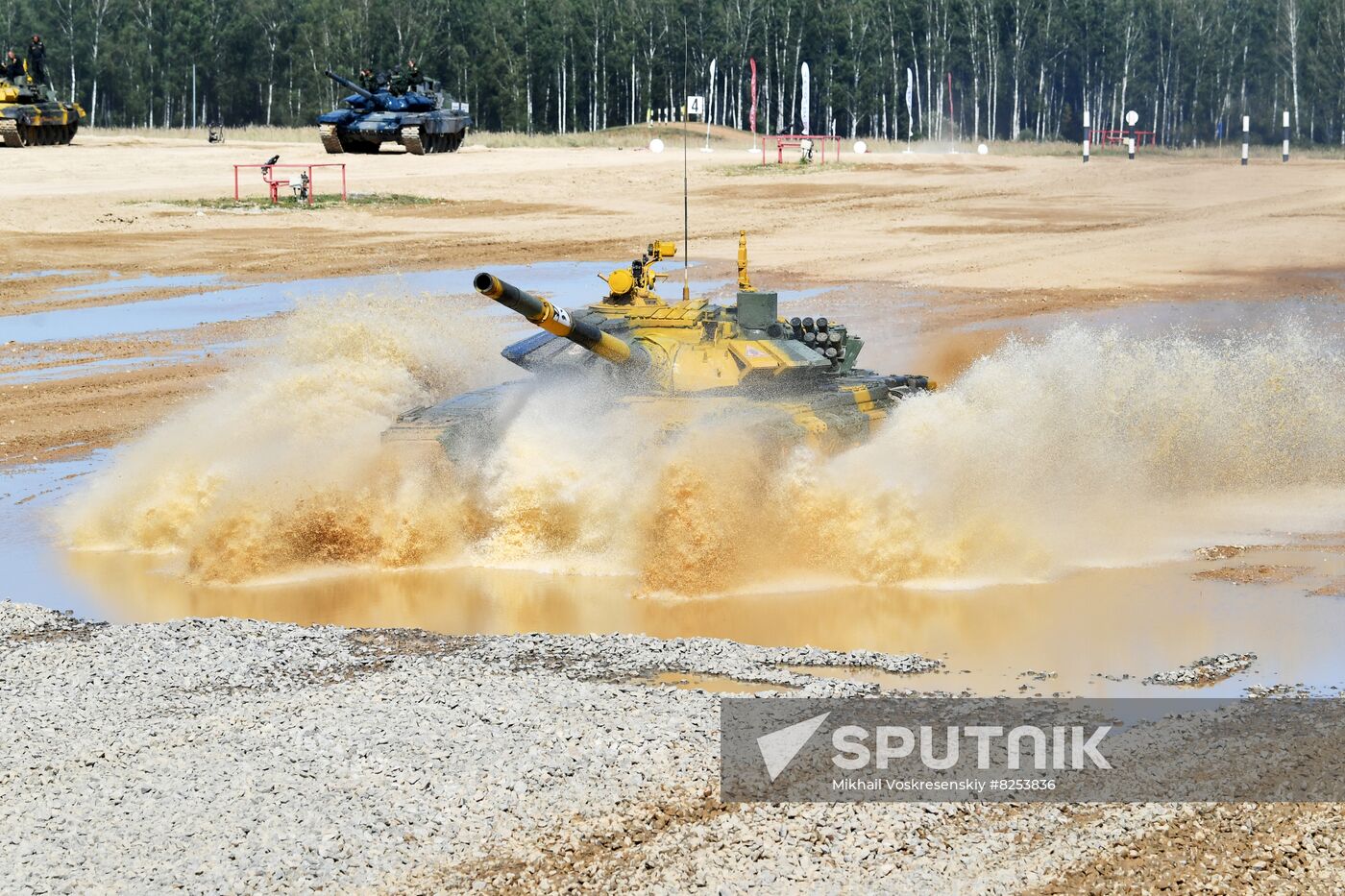 Russia Army Games Tank Biathlon