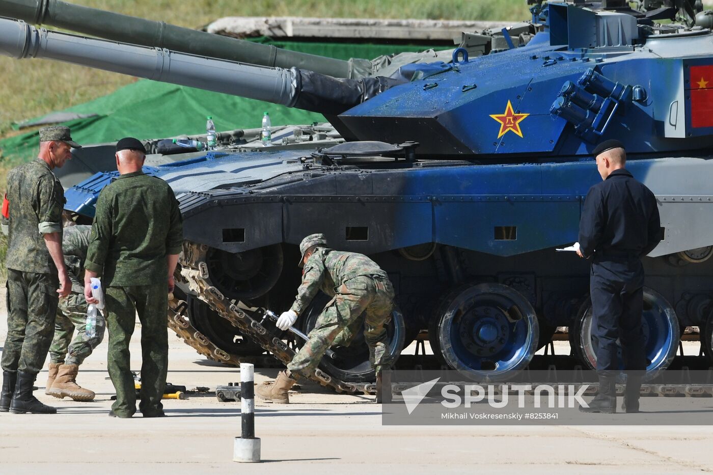 Russia Army Games Tank Biathlon