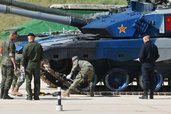 Russia Army Games Tank Biathlon